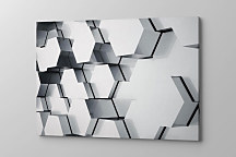 Obraz 3d Kompozícia šesťuholníkov zs1288